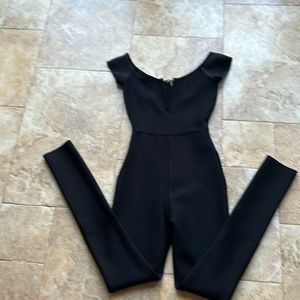 Fitted bandage jumpsuit